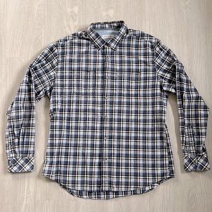 James Campbell Long Sleeve Button Down Shirt / Light Flannel